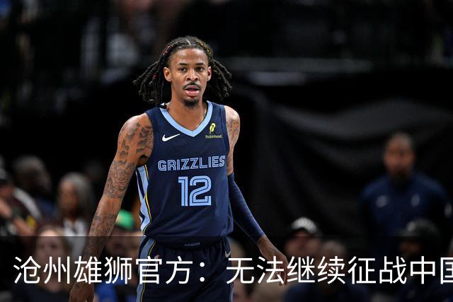 沧州雄狮官方：无法继续征战中国足球职业联赛